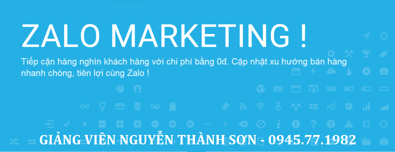 Khóa học Zalo marketing online Bình Dương